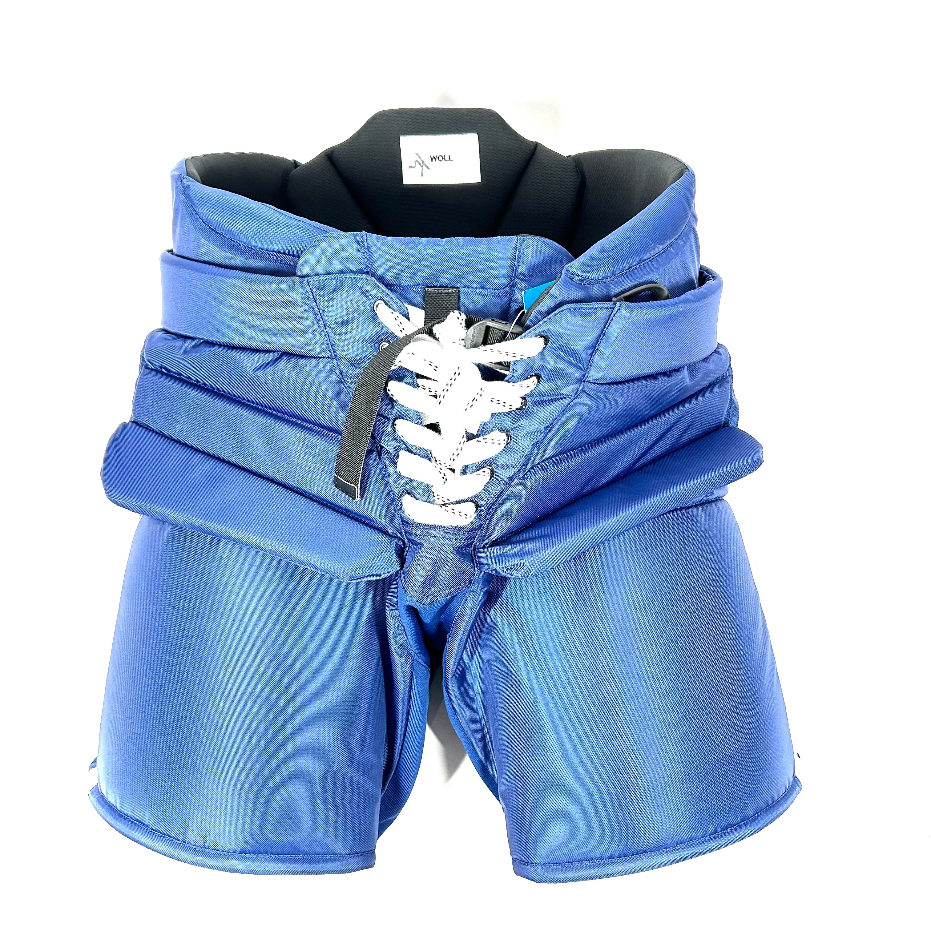Bauer Custom - Pantalon de gardien de but de hockey NHL Pro Stock - Joseph Woll (bleu/blanc)